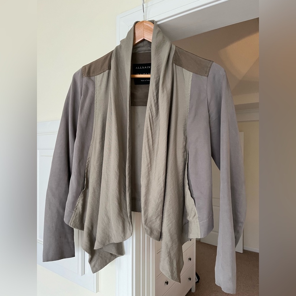 All Saints light jacket size 0